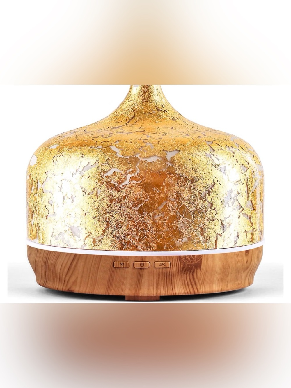 Porseme Giant Handmade Glass Essential Oil Diffuser in Gold 500 Milliliters - Picture 8 of 10